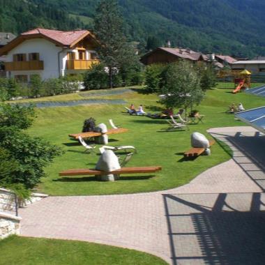 Vista del parco-giardino