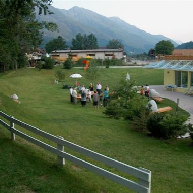 Vista del parco-giardino